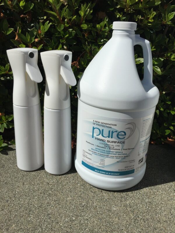 PURE® Hard Surface - 1 Gallon + 2 spray bottles kit